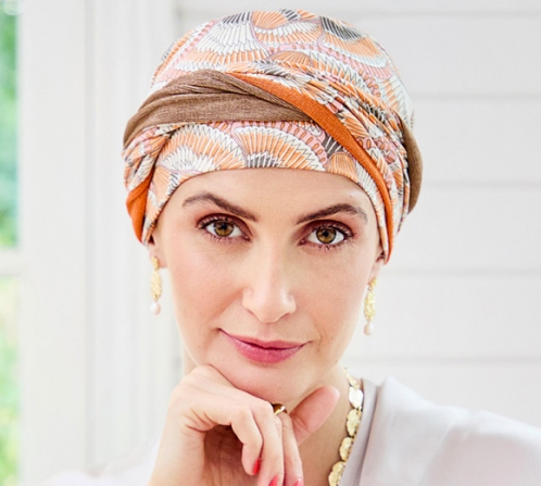 Fresh Bamboo Turban Women Shakti Headdress 1418-4022