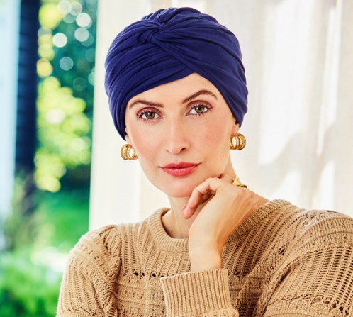 HocJoyo Turban Women's Headwear | 1572-0255 Dark Blue