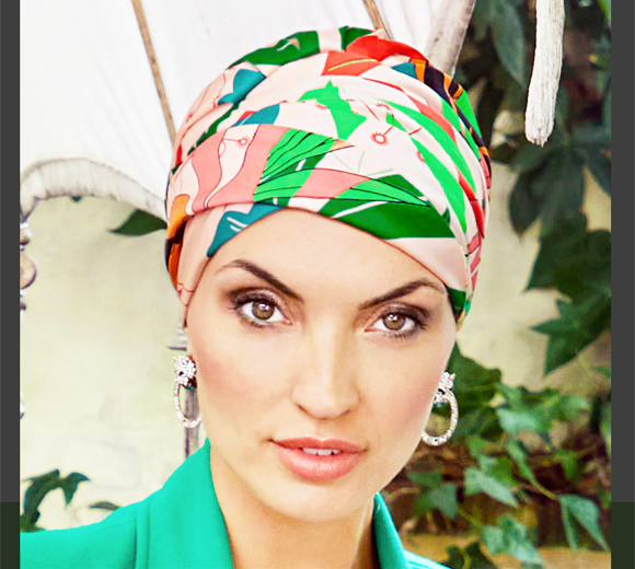SAPPHIRE 3026-0922 Boho Turban with Bamboo Lining - Artistic Summer