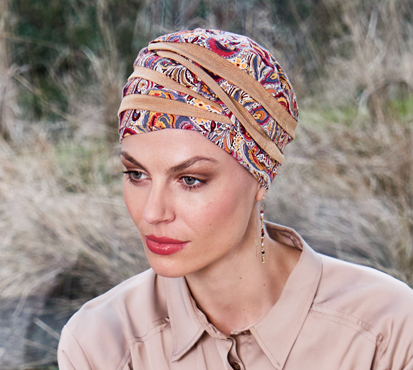 Copricapo chemioterapico Christine HocShanti 1331-4046 Bambù