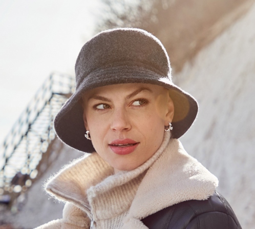 cappello hoc aurelia lana christine headwear copricapo invernale onocologico