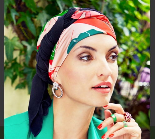 SAPPHIRE 3026-0922 Boho Turban with Bamboo Lining - Artistic Summer