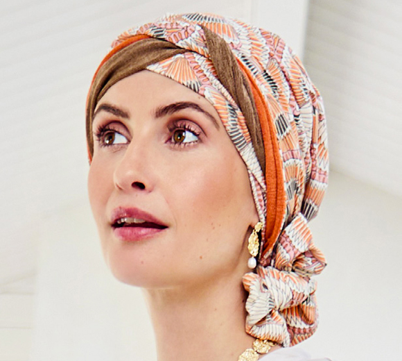 Turbante in bambu fresco Donna Copricapo Beatrice 1419-4022